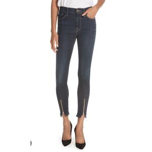FRAME Denim Skinny Ankle Zip Le Skinny de Jeanne Blue Classic 5 Pocket Jeans Siz